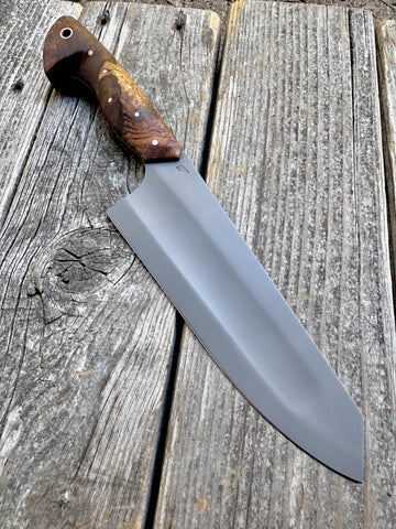 Prototype S-Ground Chef’s Knife— Ambrosia Maple & Copper