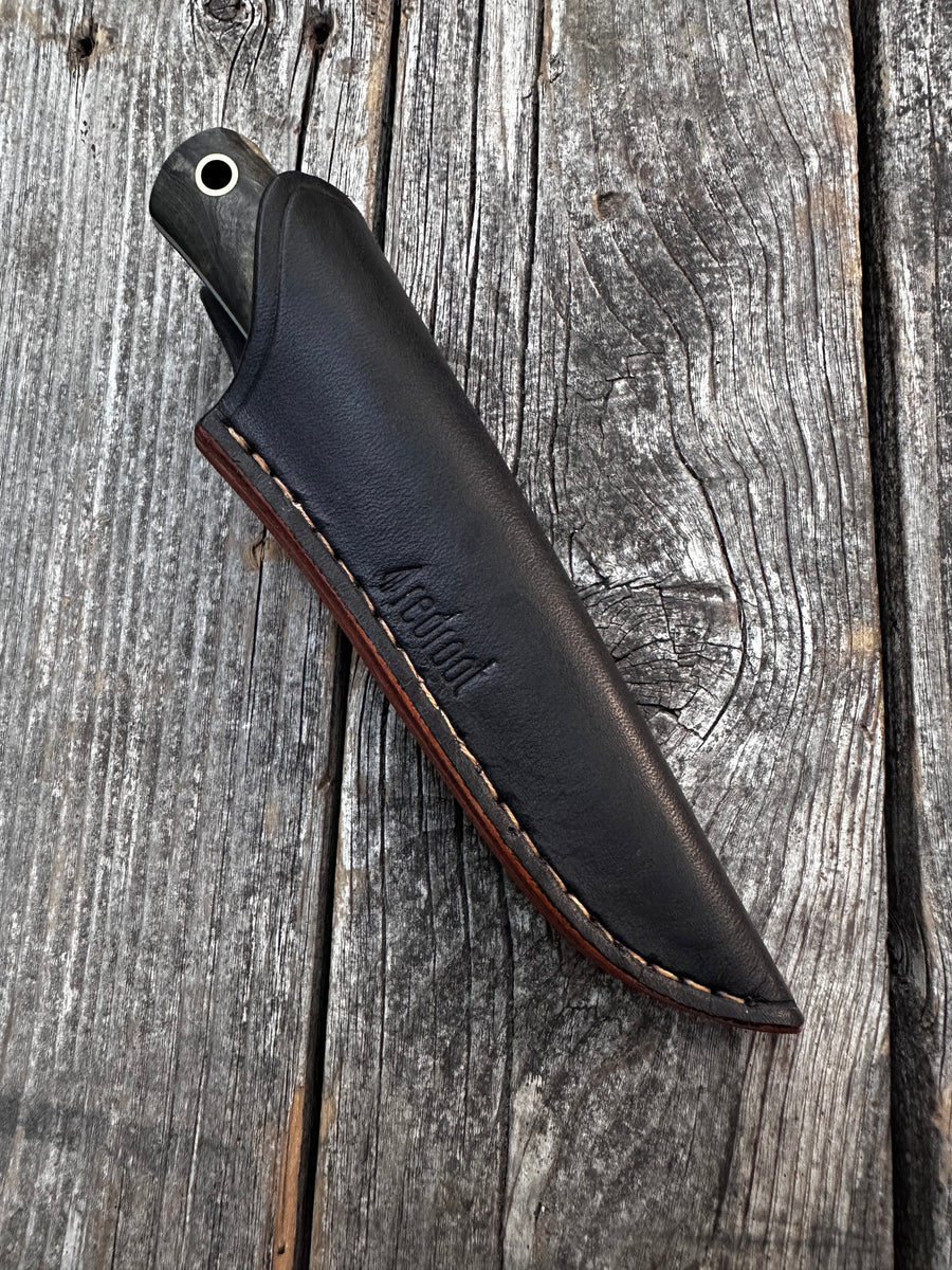 Mountain Scout Knife — Buckeye Burl & Brass