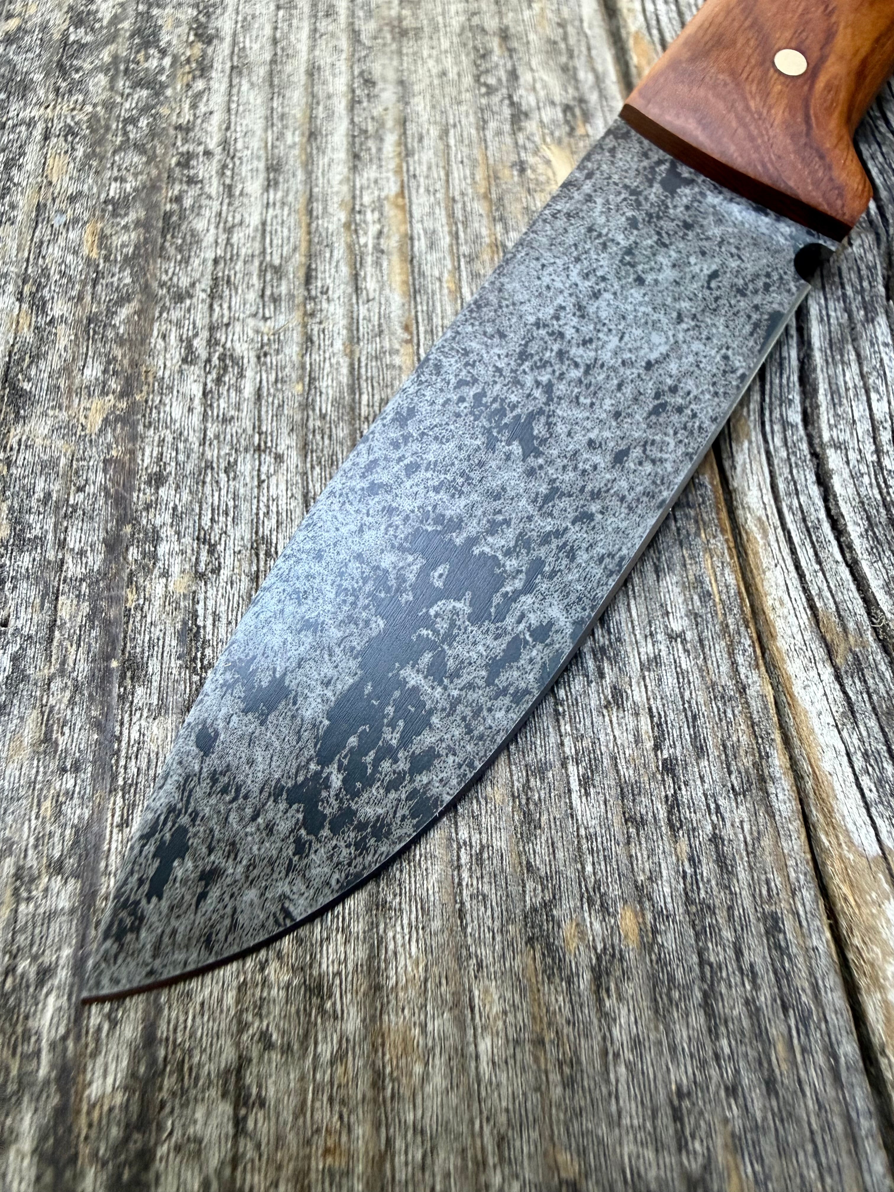 Mountain Scout Knife — Desert Ironwood  & Brass