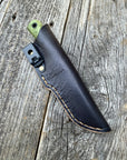 Survival Scout Knife — CPM M4 Maple Burl & Linen