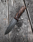 Mountain Scout Knife — Spalted Maple & Copper
