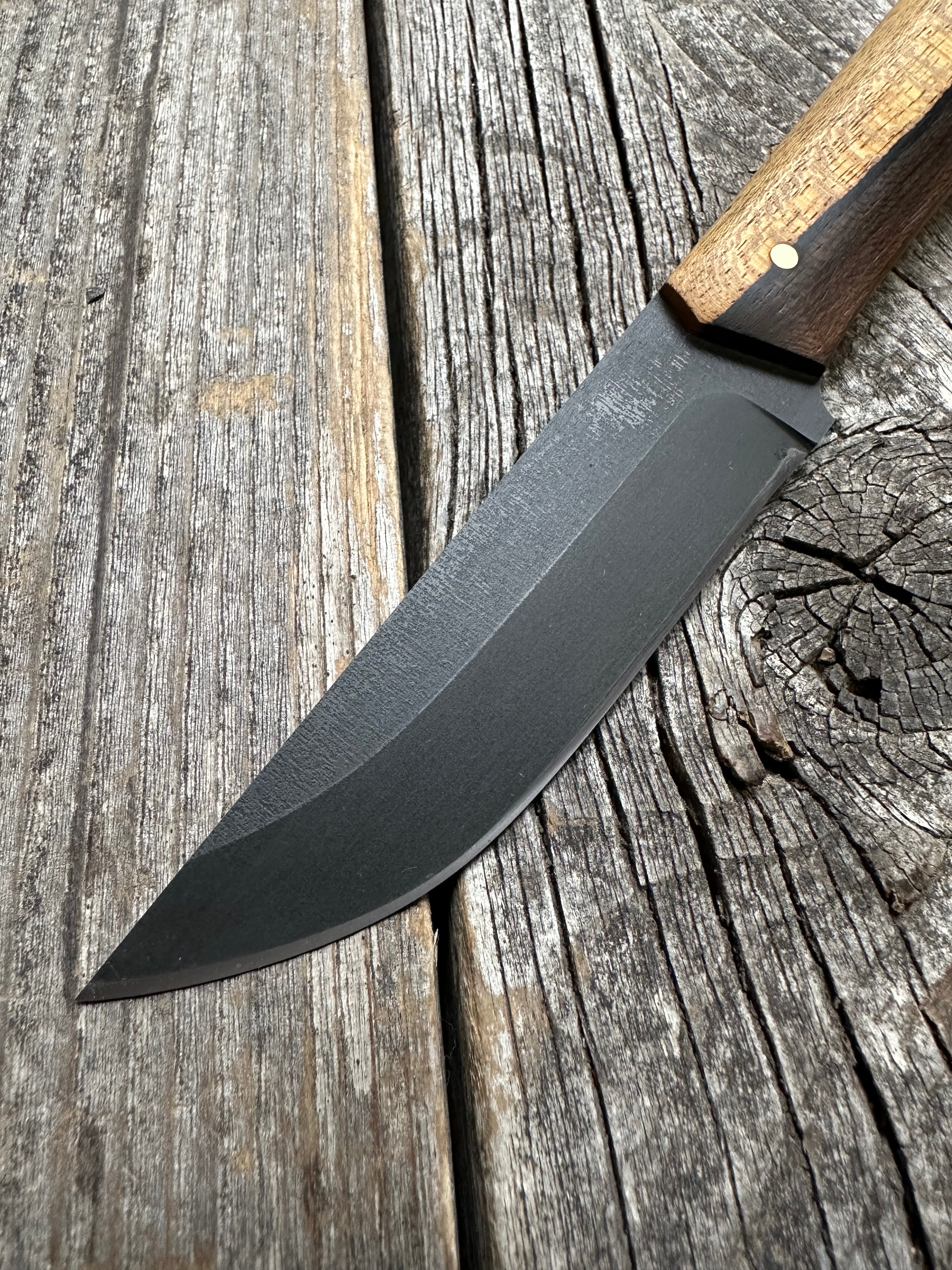 Custom Mountain Scout Knife — Zircote & Brass