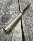 Survival Scout Knife — Spalted Buckeye & Linen
