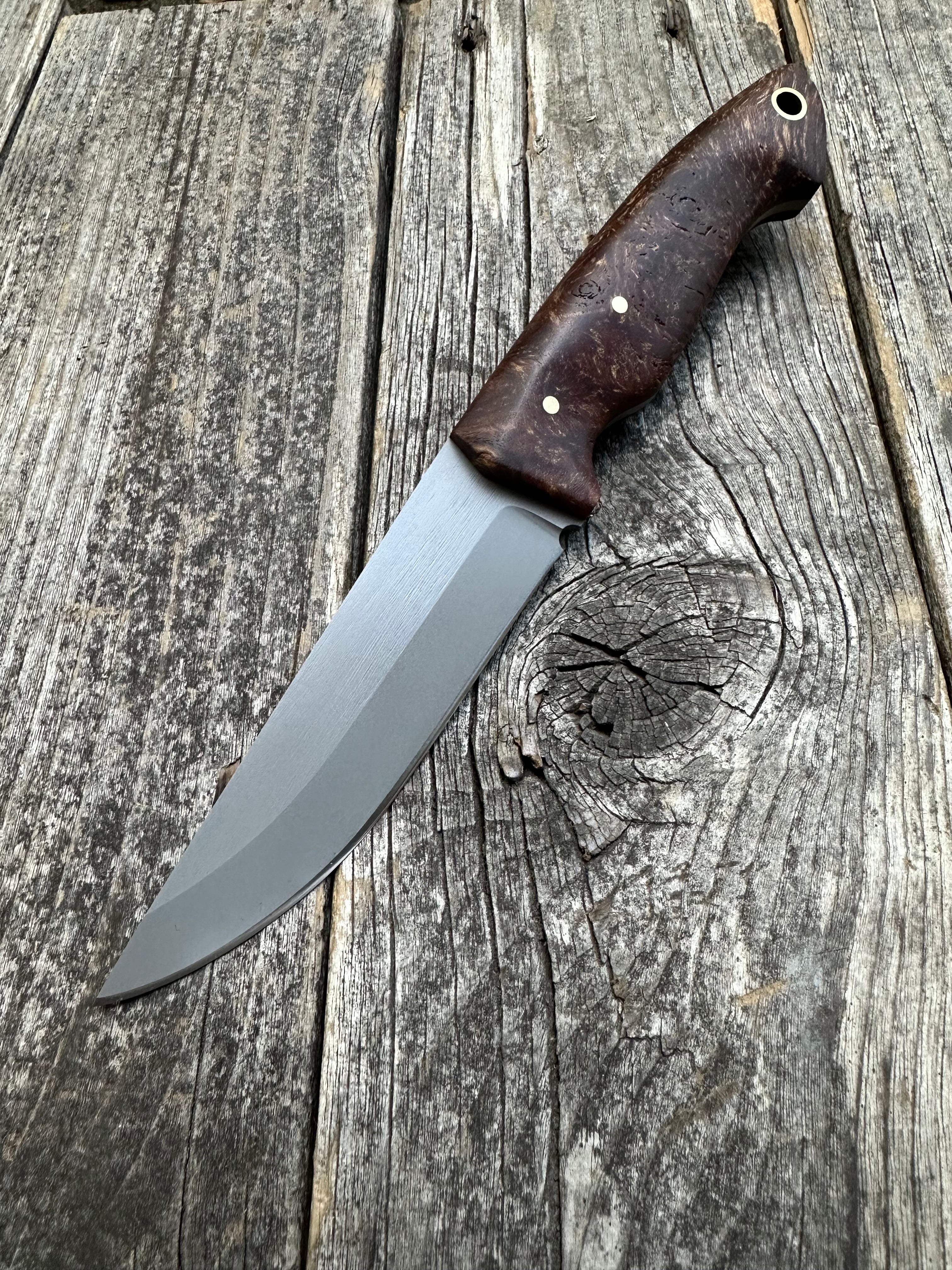 Valence Bushcrafter — Ambrosia Maple Burl & Brass