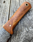 Mountain Scout Knife — Desert Ironwood  & Brass