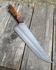 Prototype 8” Chef — Ambrosia Maple Burl & Brass
