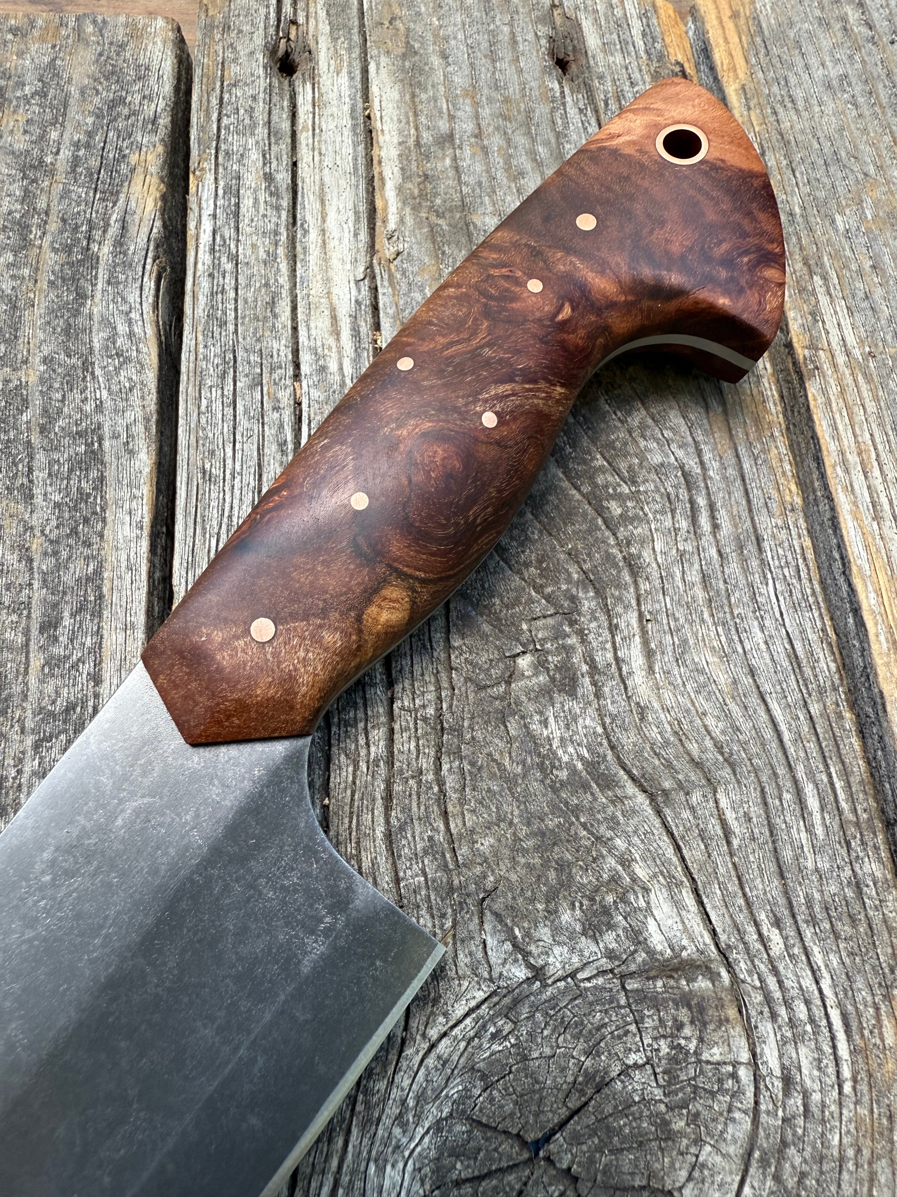 S-Ground Chef’s Knife— Ambrosia Maple & Copper