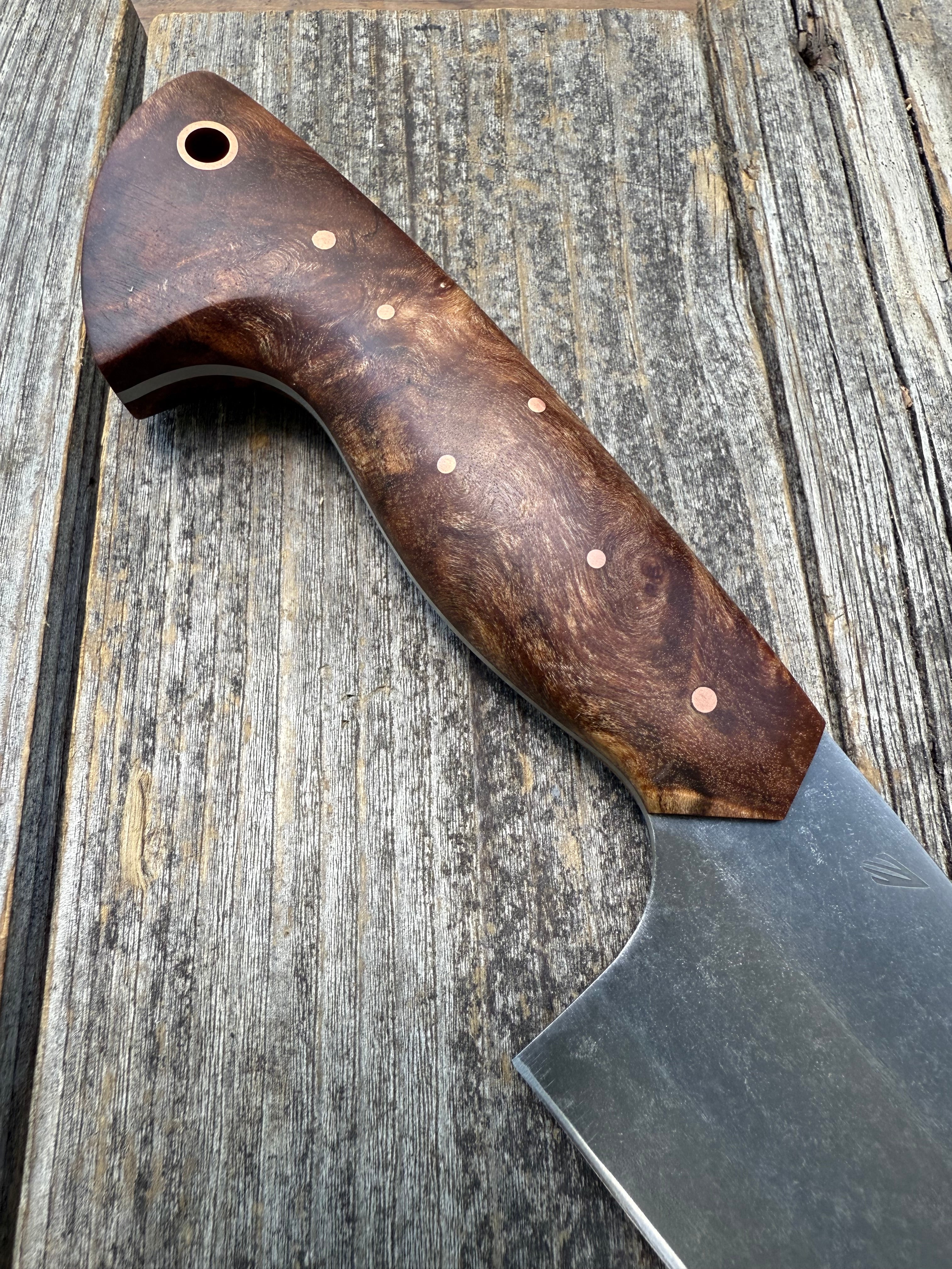 S-Ground Chef’s Knife— Ambrosia Maple & Copper