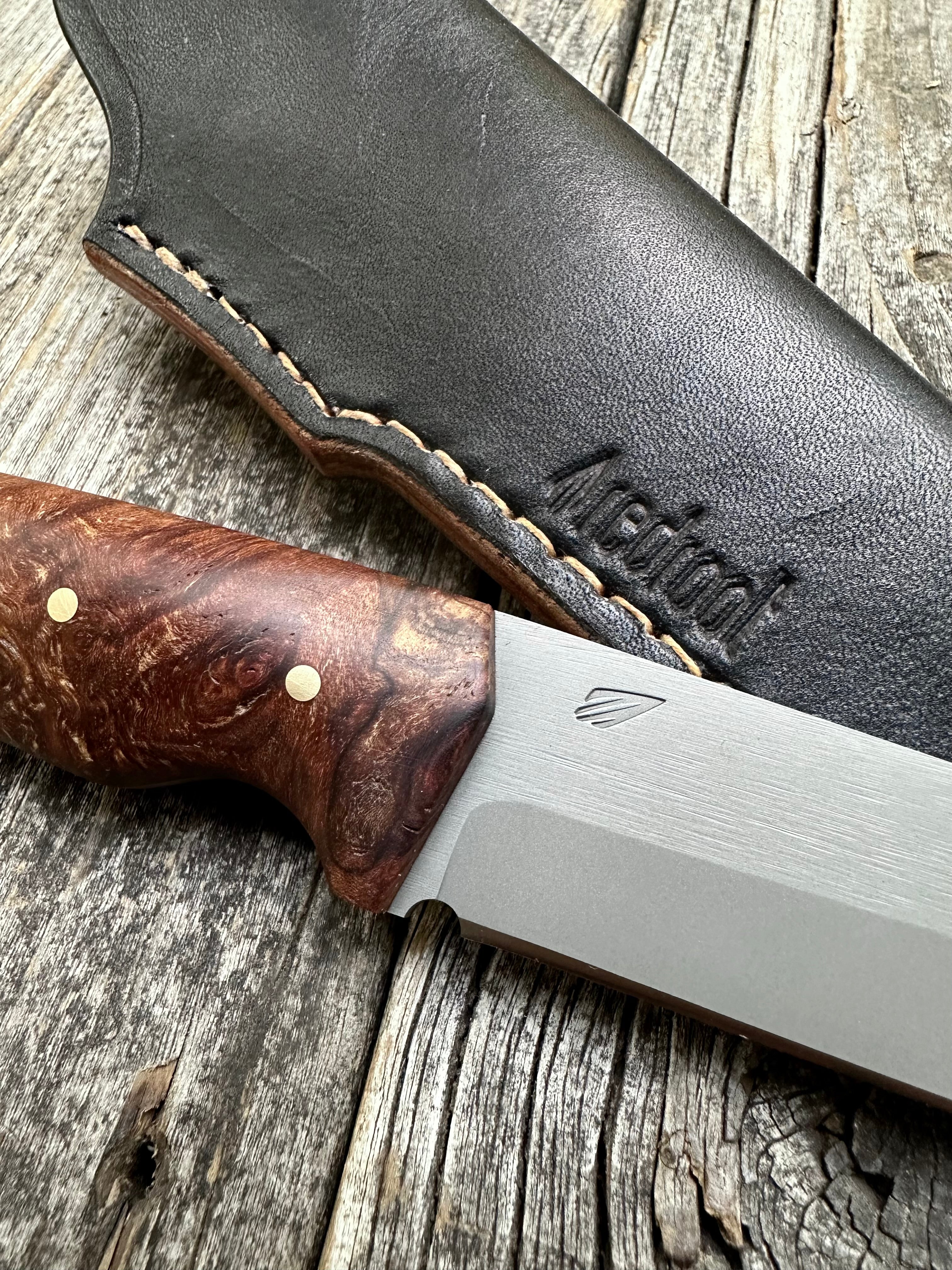Valence Bushcrafter — Ambrosia Maple Burl & Brass
