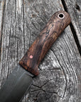 Mountain Scout Knife — Spalted Maple & Copper