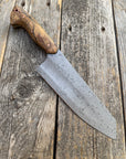 S-Ground Chef’s Knife 7”— Spalted Maple & Copper