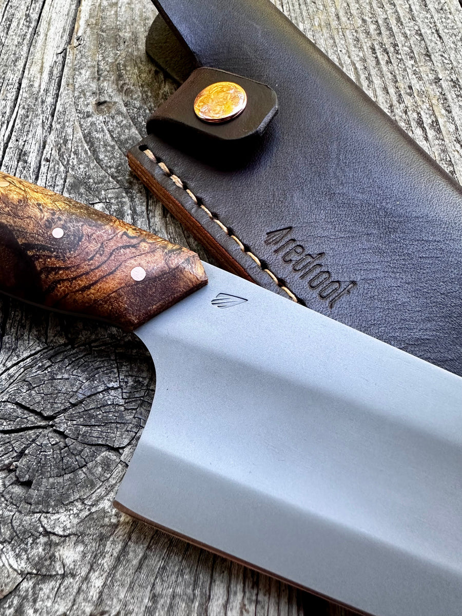 S-Ground Chef’s Knife— Ambrosia Maple & Copper