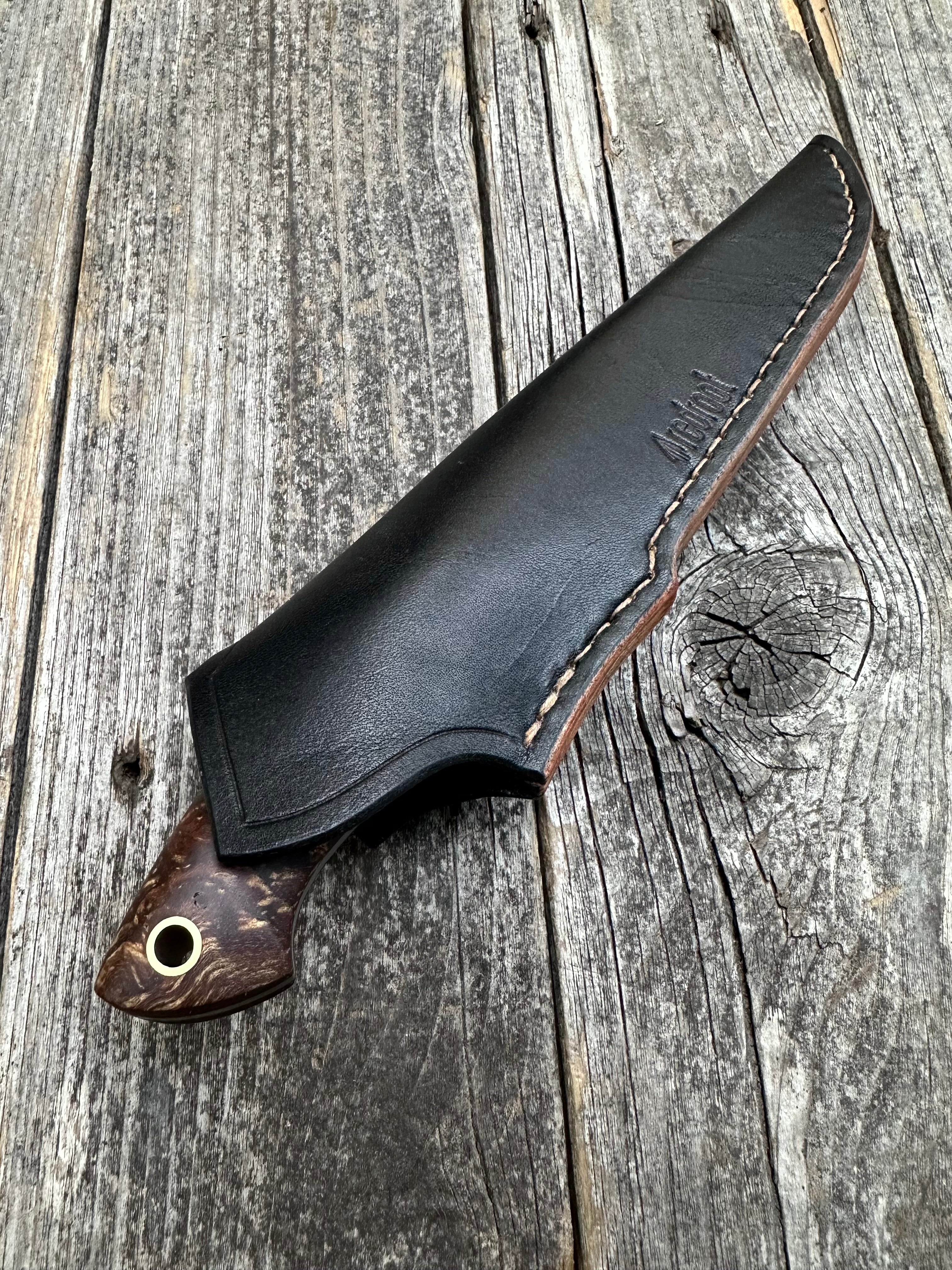 Valence Bushcrafter — Ambrosia Maple Burl & Brass