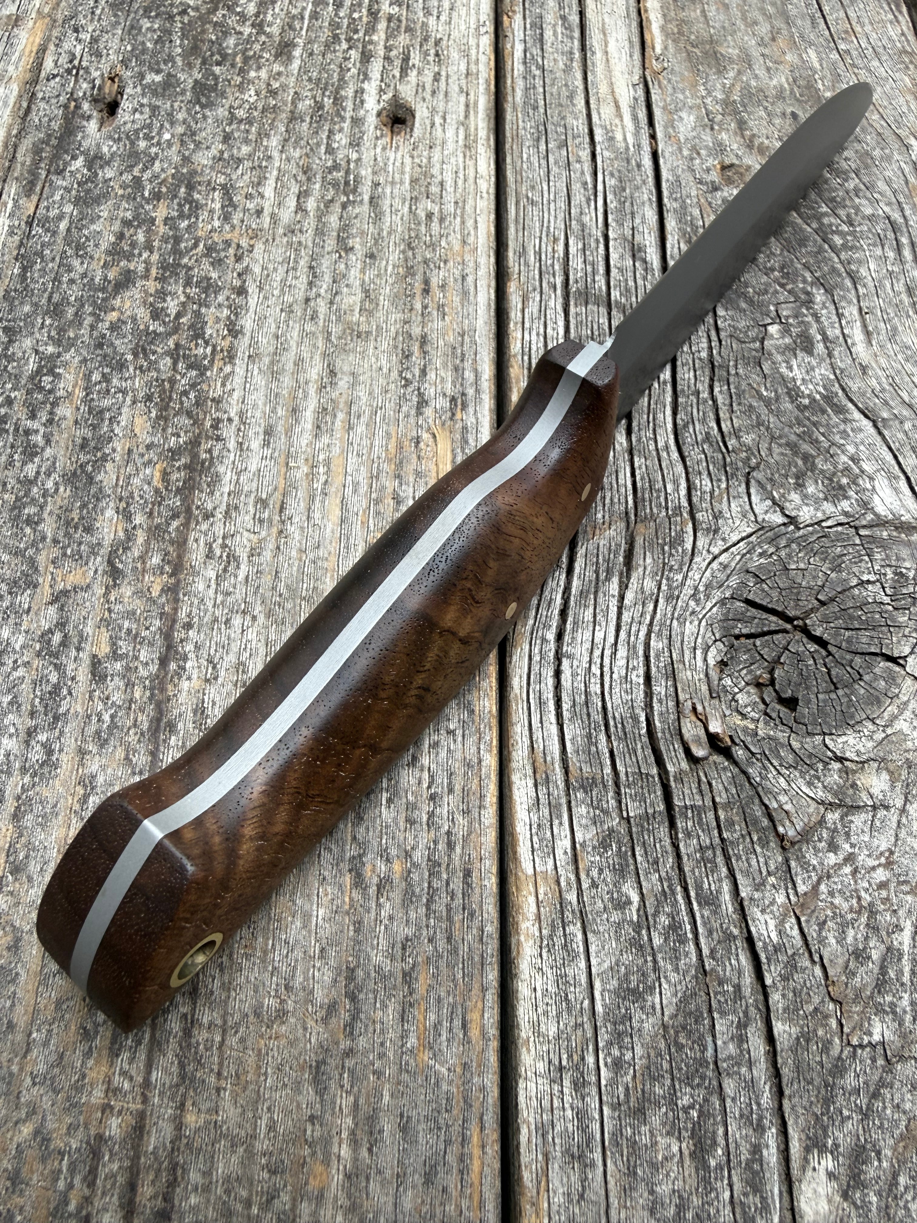 Valence Bushcrafter — Figured Walnut & Brass