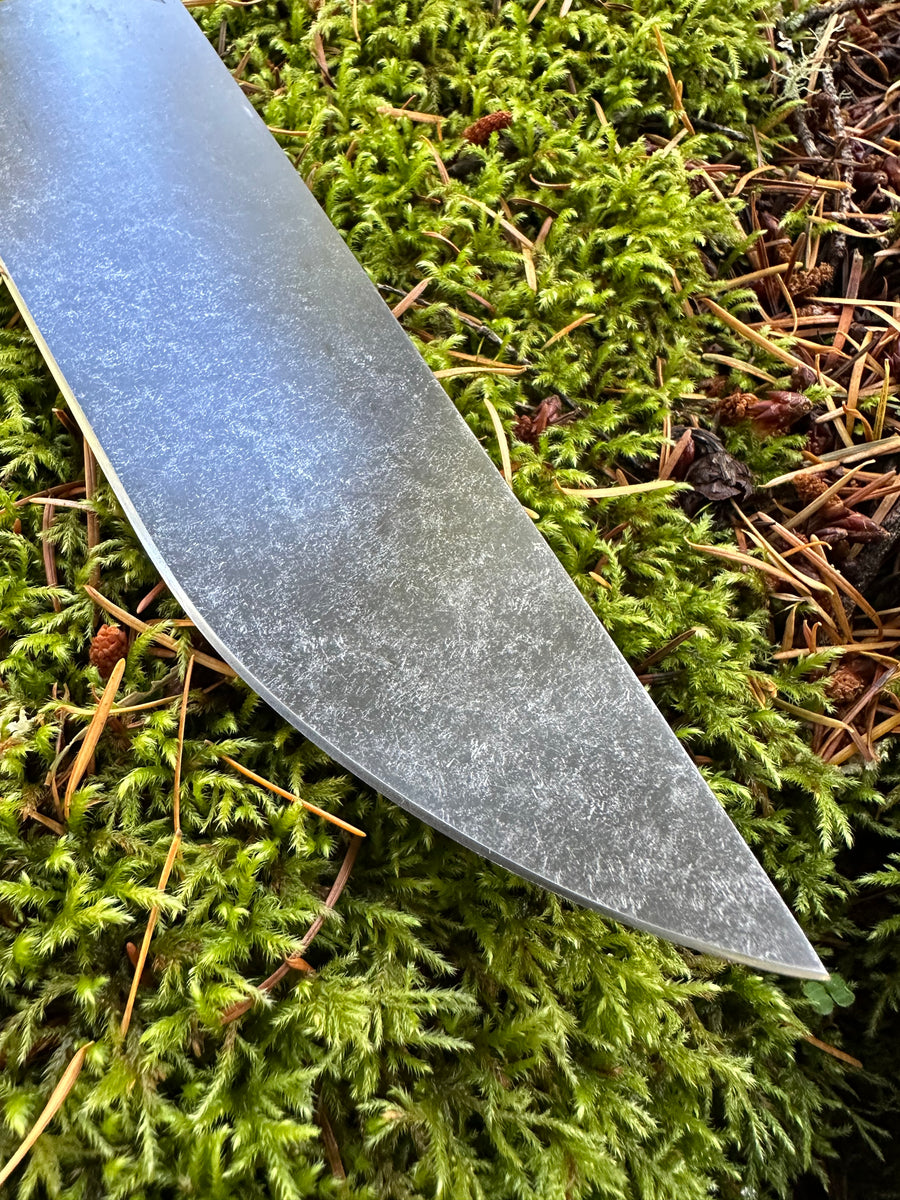 Western Chef’s Knife 8” — Redwood Burl & Copper