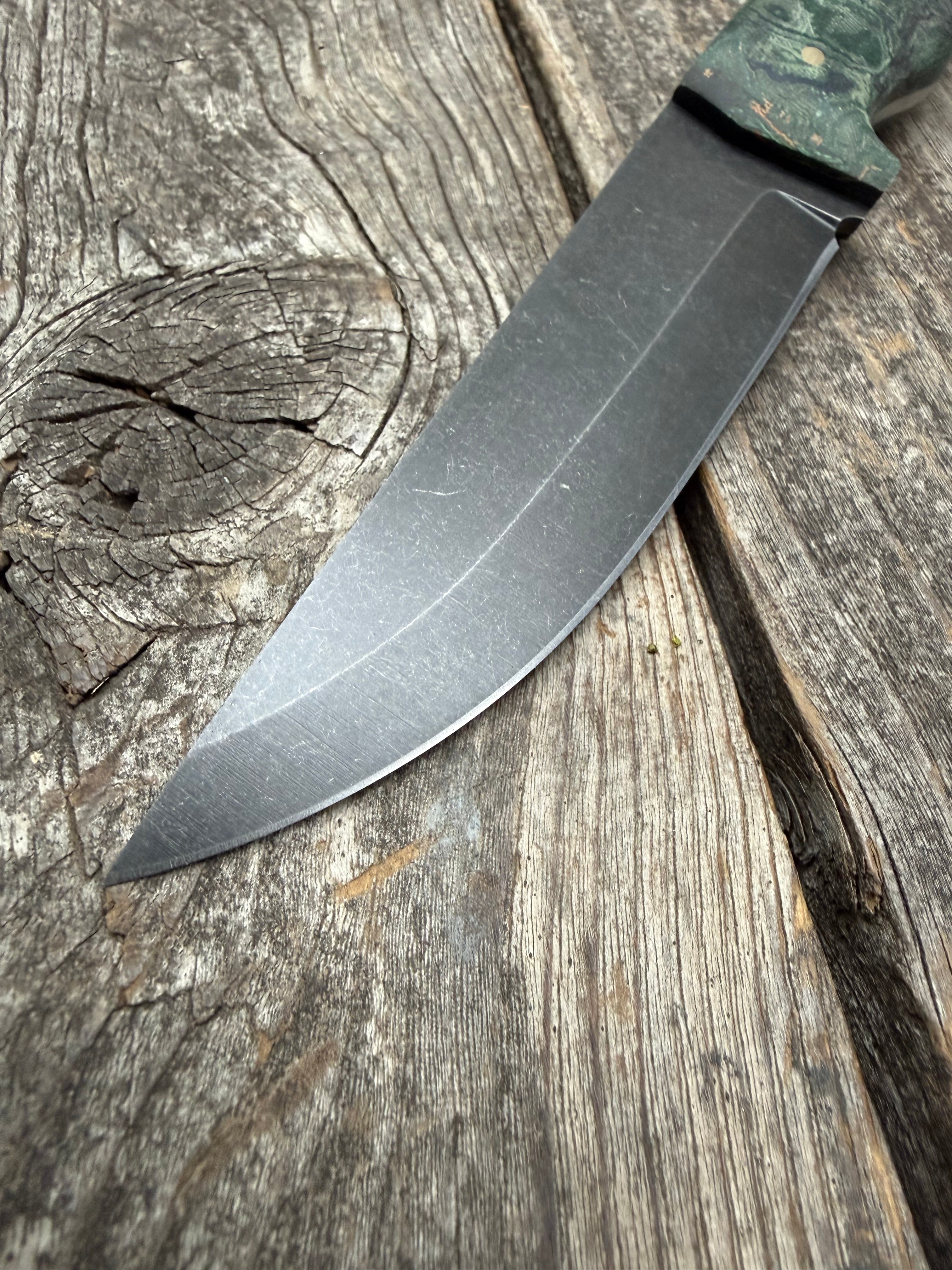 Valence Bushcrafter — Burl Micarta & Linen