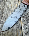 Long Scout Knife — Redwood Burl & Copper
