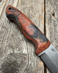 Valence Bushcrafter — Burl Micarta & Linen