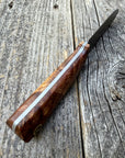 Mountain Scout Knife — Ambrosia Maple & Brass