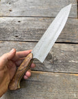 S-Ground Chef’s Knife 7”— Spalted Maple & Copper