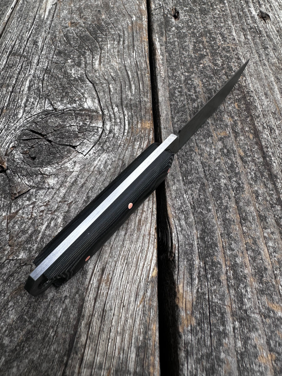 Coyote Wharncliffe — Micarta & Copper