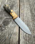 Mountain Scout Knife — Buckeye Burl & Brass