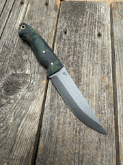 Valence Bushcrafter — Burl Micarta & Linen