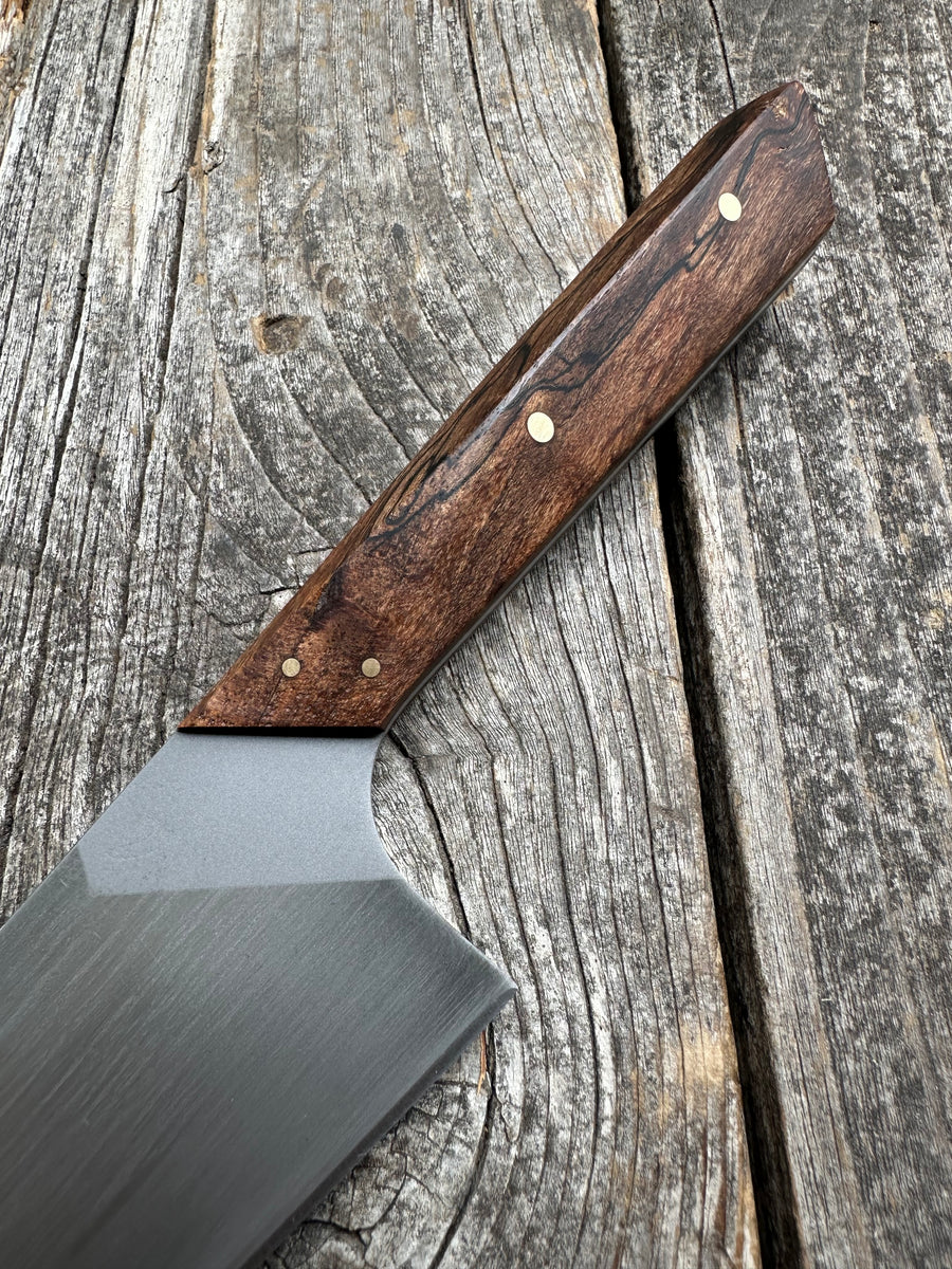 *Blem Sale* Prototype 6” Mini-Chef — Spalted Maple Burl & Brass