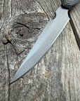 Finger-Loop Quille Pocket-EDC knife — Linen Micarta & copper