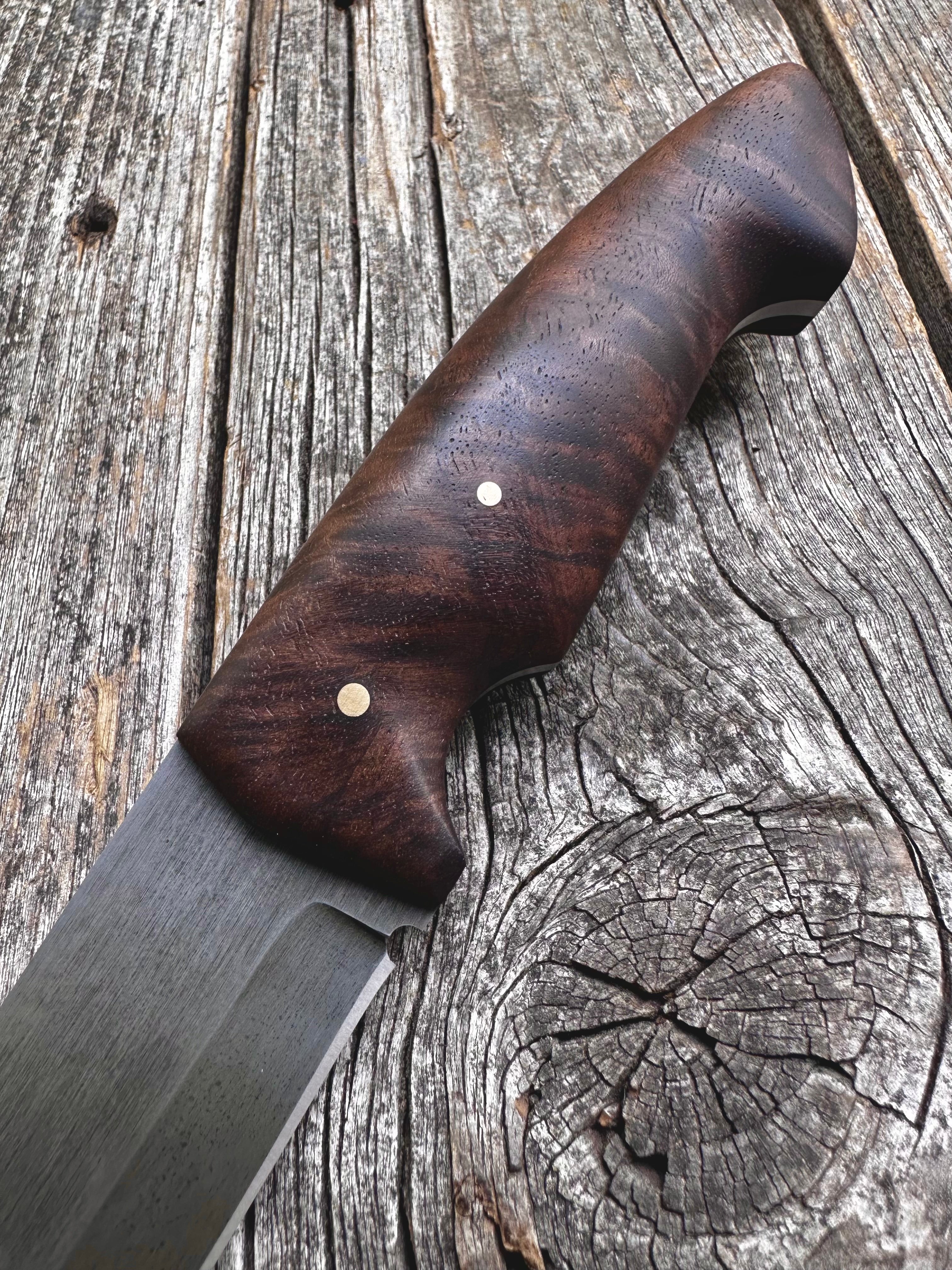 Valence Bushcrafter — Walnut burl & Copper