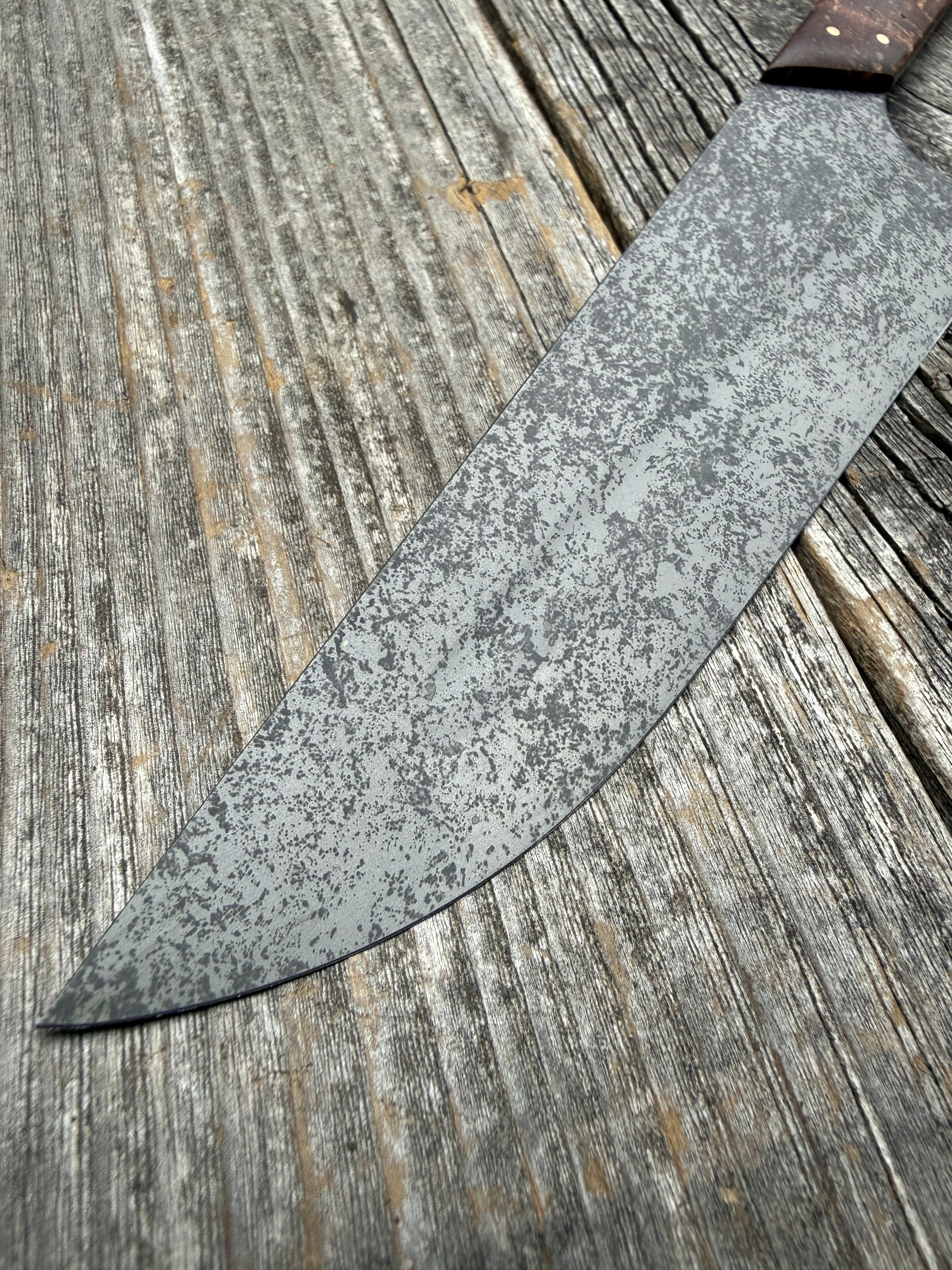 Prototype 6” Mini-Chef — Ambrosia Maple Burl & Brass