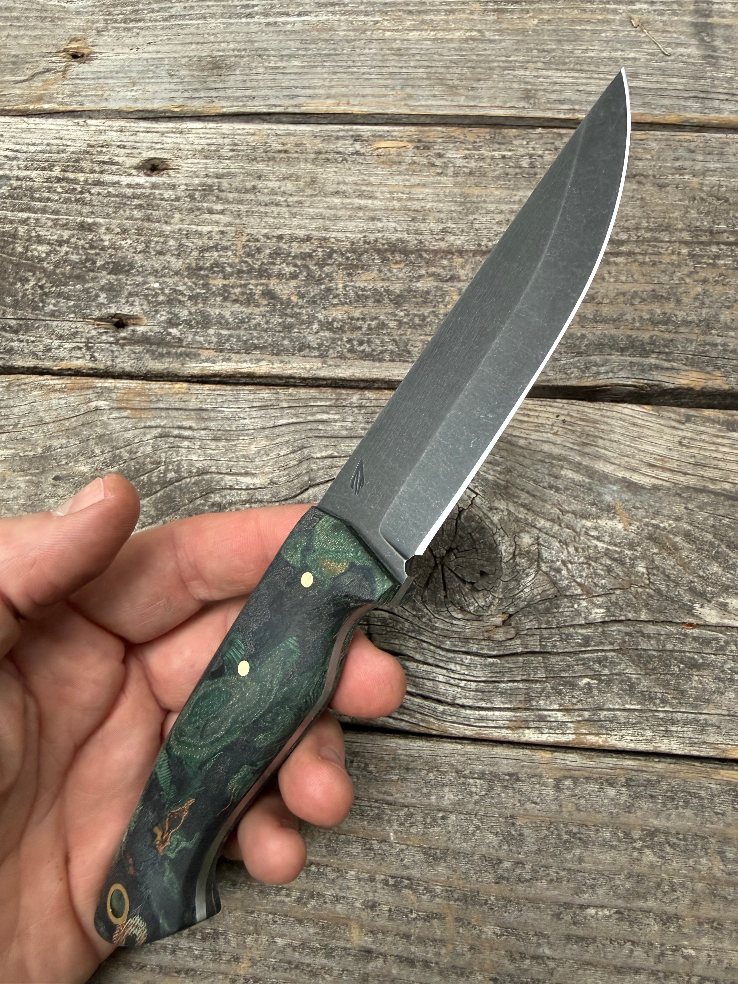 Valence Bushcrafter — Burl Micarta & Linen