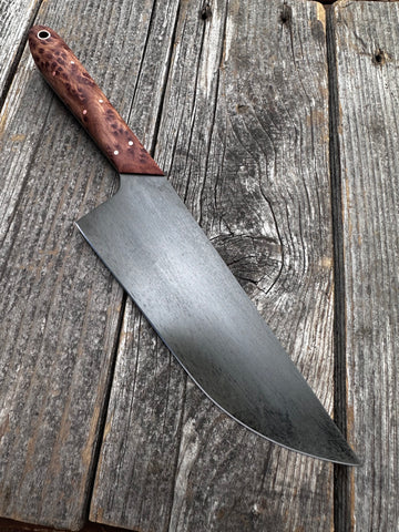 Western Chef’s Knife 7” — Redwood Burl & Copper