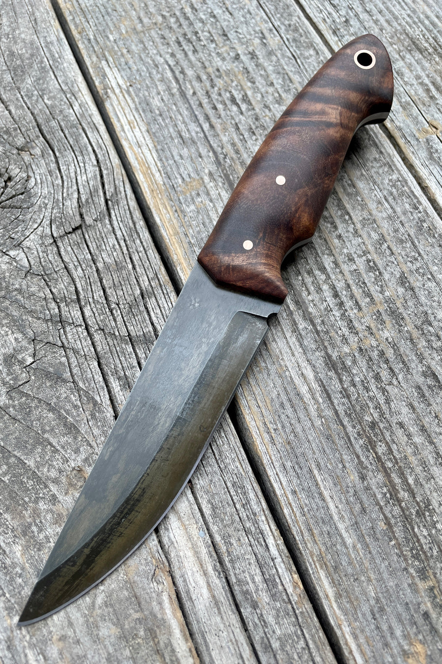 Valence Bushcrafter — Walnut burl & Copper