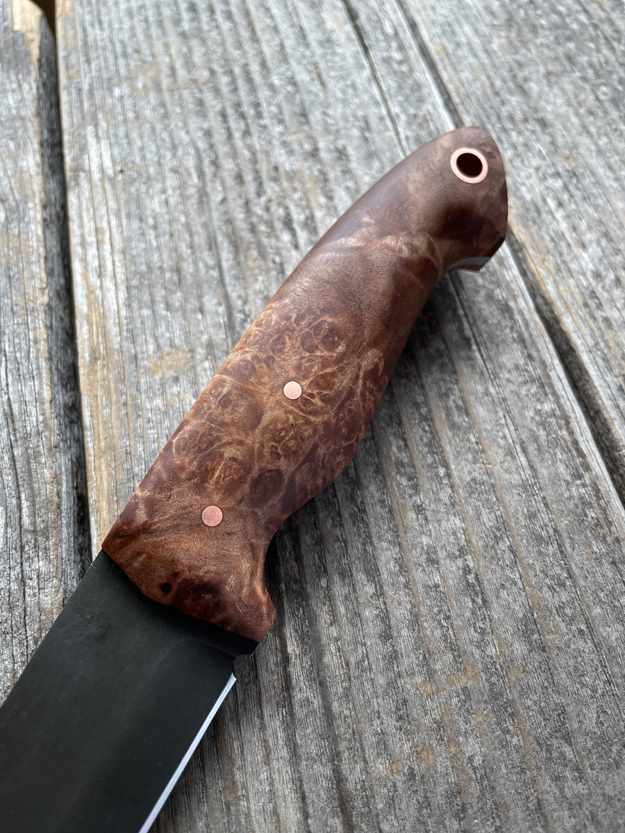 Valence Bushcrafter — Maple Burl & Copper