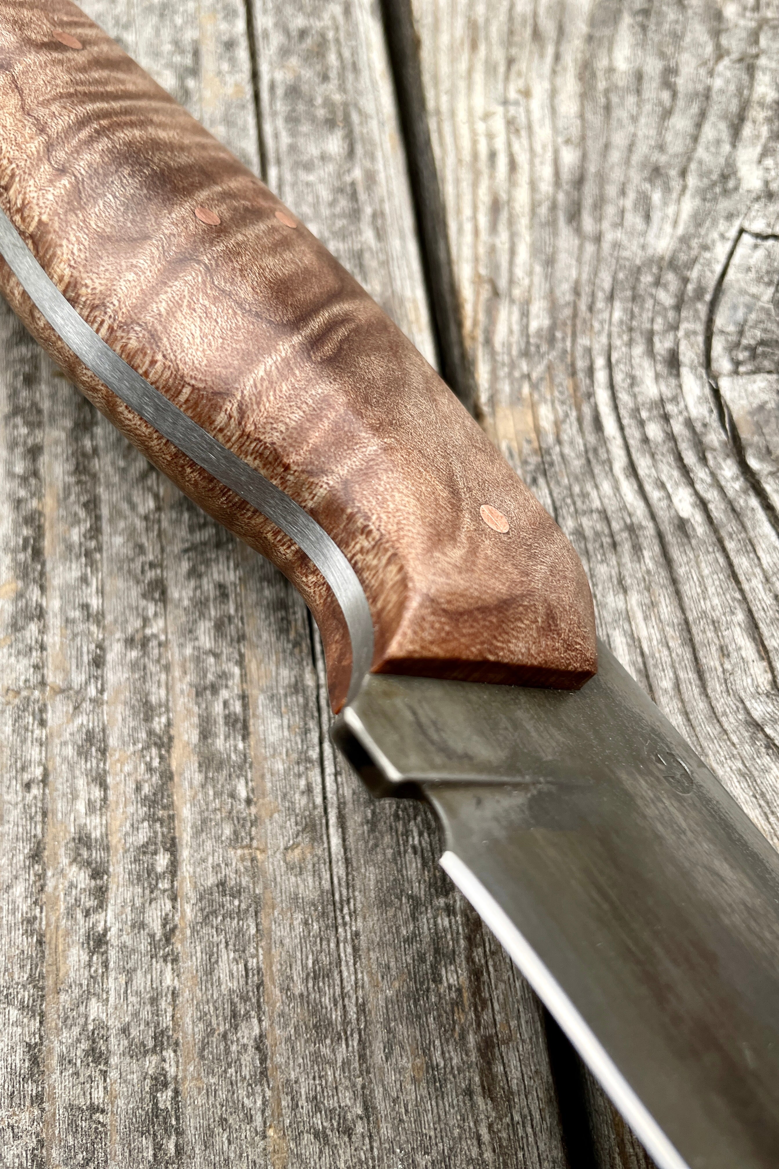 Prometheus Hunter — Maple Burl & Brass