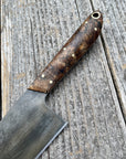 Western Mini-Chef's Knife — Spalted Maple & Copper