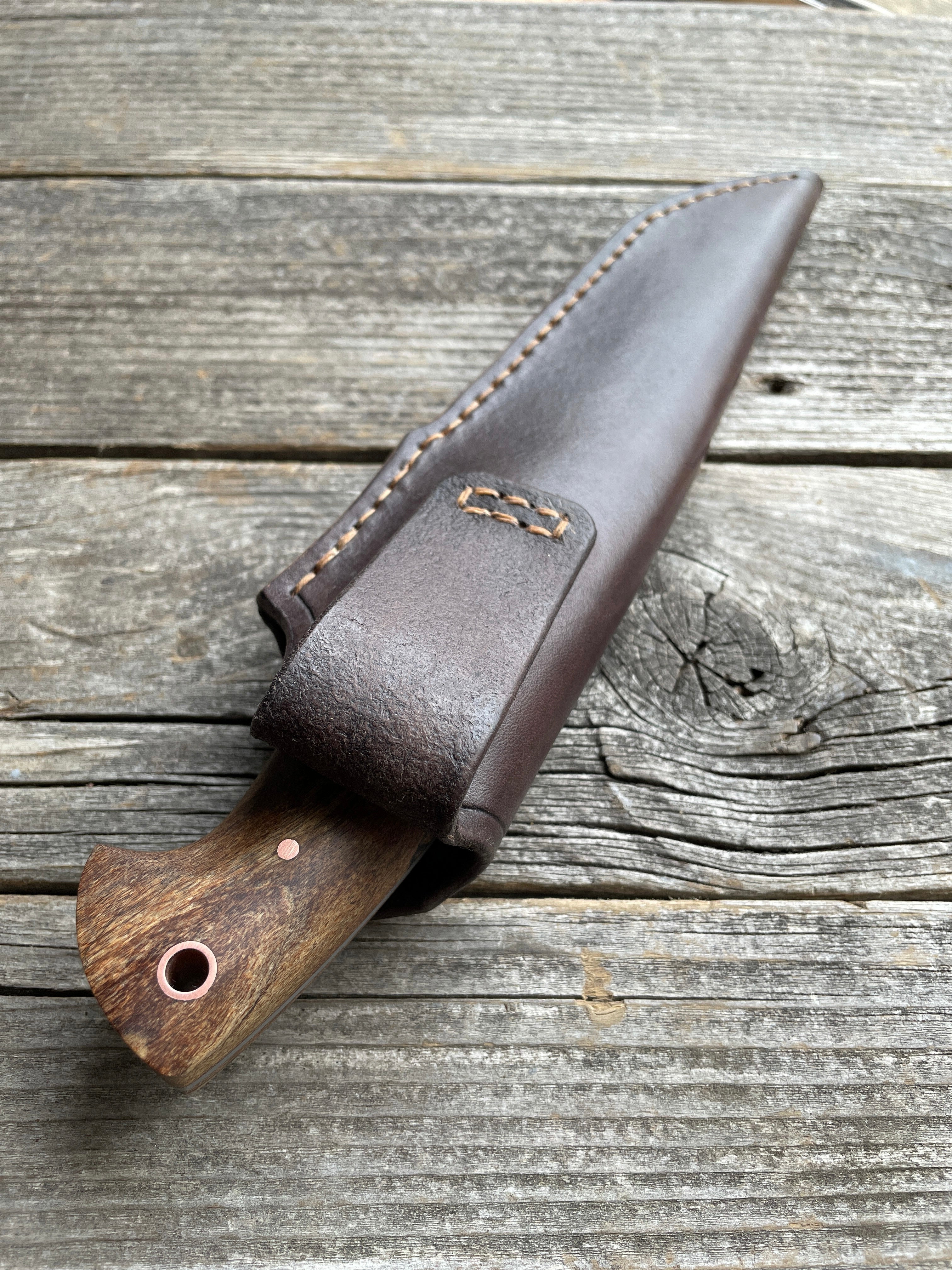 Prometheus Hunter — (stainless) Spalted Maple & Copper