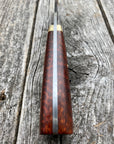 Long Hunter Camp Knife — Snakewood & Brass