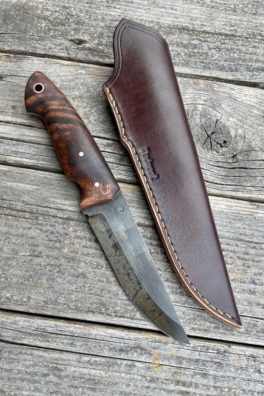 Valence Bushcrafter — Walnut burl & Copper