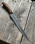 Western Heavy Fillet Knife 8" — Spalted Maple & Copper