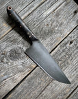Western Mini-Chef's Knife — Maple Burl & Copper