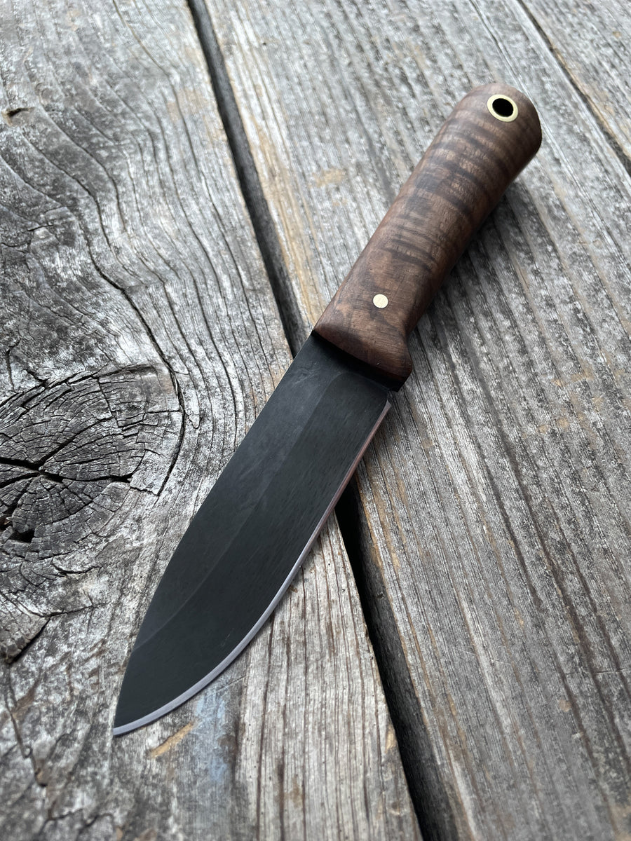 Mountain Scout Knife — English Walnut & Brass