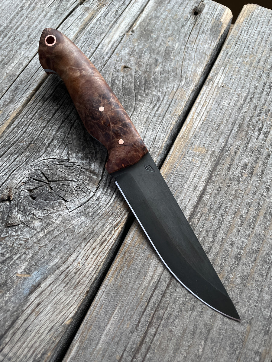 Valence Bushcrafter — Maple Burl & Copper