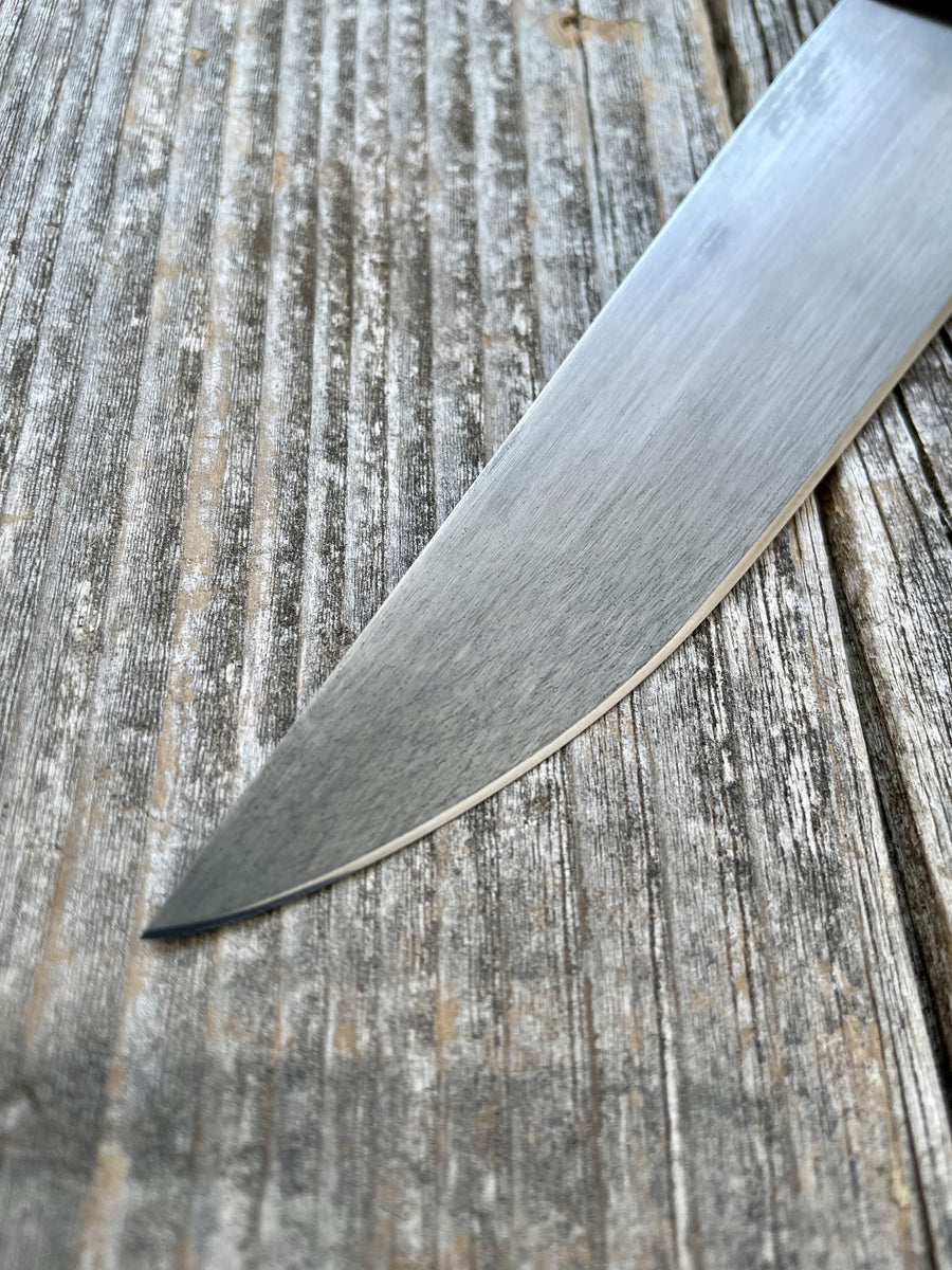 Western Kitchen Petty Knife — Walnut Burl & Copper