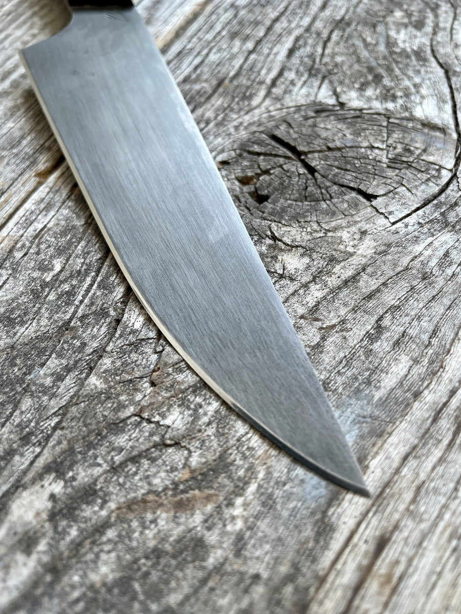 Western Kitchen Petty Knife — Walnut Burl & Copper