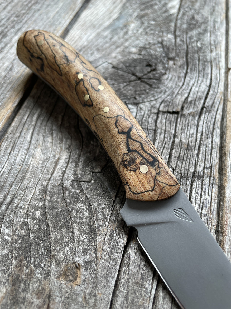 Mattei’s Boning/Fillet knife 6" — (Stainless) Spalted Maple & Brass