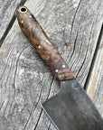 Western Mini-Chef's Knife — Spalted Maple & Copper