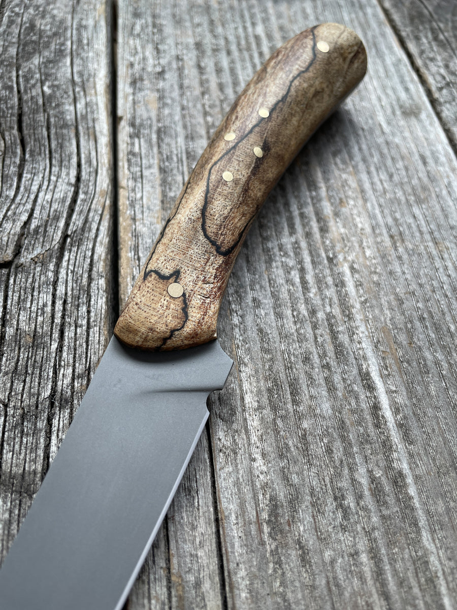 Mattei’s Boning/Fillet knife 6" — (Stainless) Spalted Maple & Brass