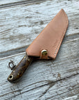 Western Mini-Chef's Knife — Spalted Maple & Copper